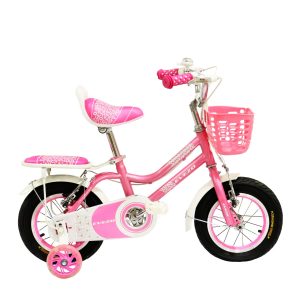 Bicicleta para niña aro12 Rosa oscuro