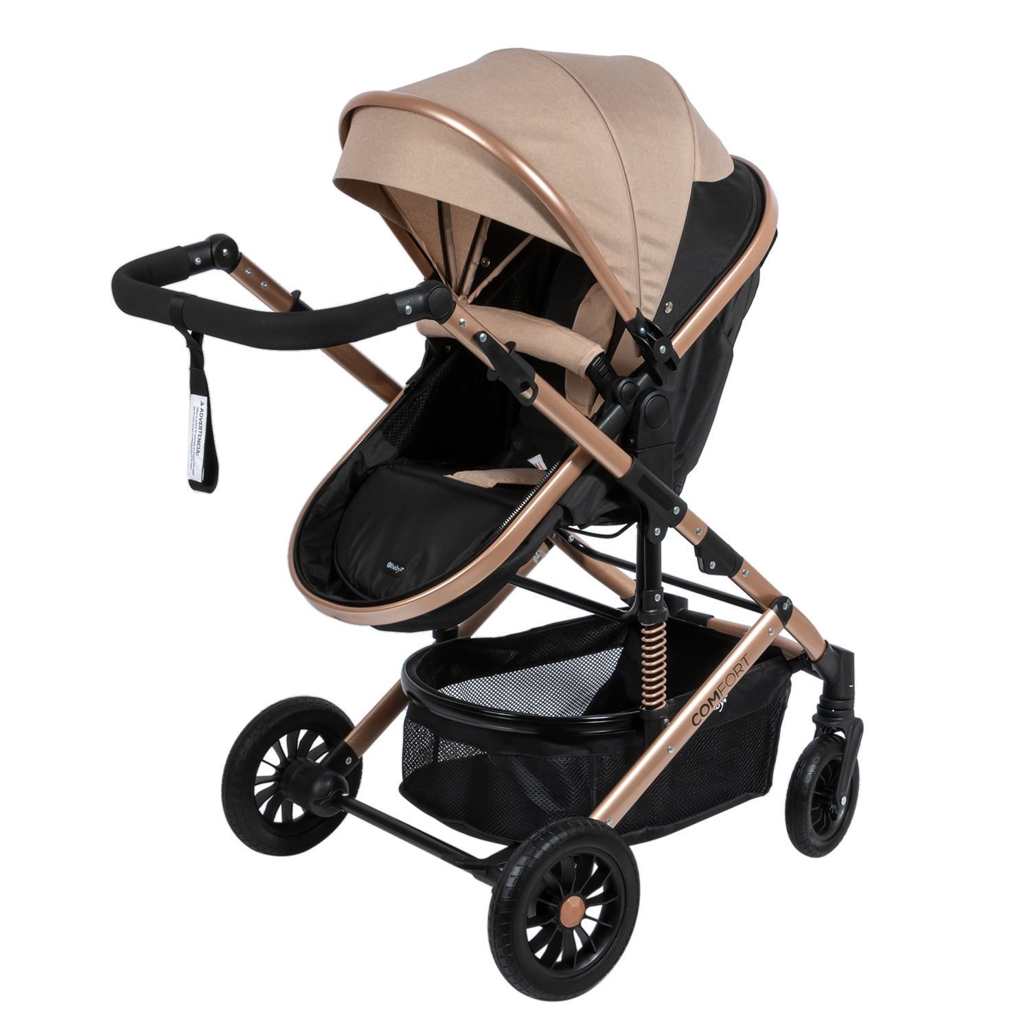 BEIGE FUNCION ASIENTO - MANGO REGULABLE - ASIENTO DE CAMBIO DE POSICION - RESPALDAR RECLINABLE