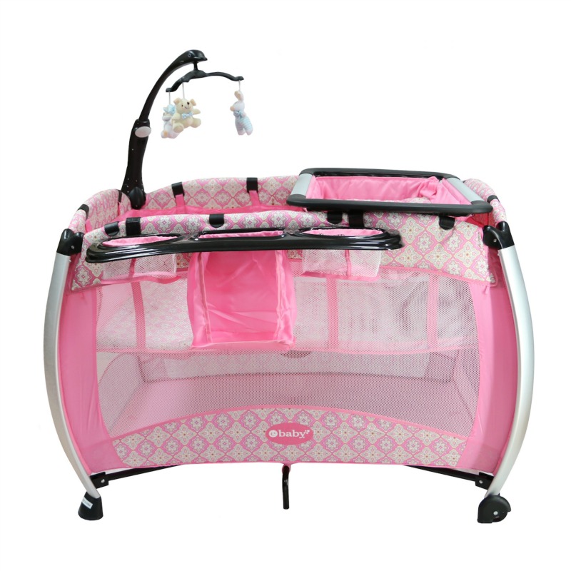 Musical Baby Playard Pink Ebaby701P Ebaby USA